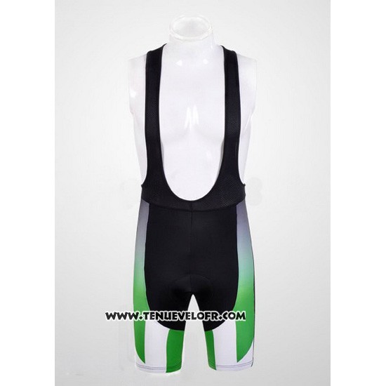 2012 Maillot Ciclismo Cannondale Noir et Vert Manches Courtes et Cuissard